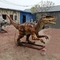 Theme Park Realistic Animatronic Raptor دایناسور با حرکت و سفارشی سازی صدا