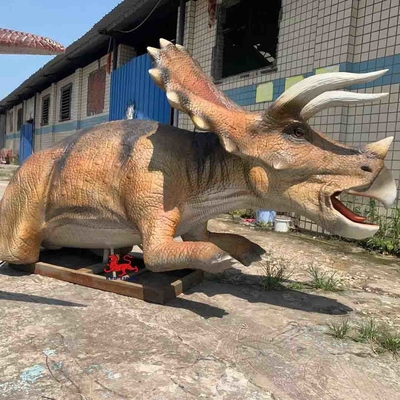 خرید نمایشگاه‌های تم دایناسور دنیای ژوراسیک مدل تریسراتوپس دایناسور واقعی Animatronic online manufacture