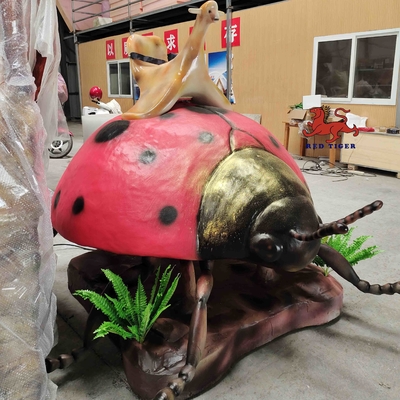 خرید تم پارک واقعی مدل کفشدوزک Animatronic رنگ طبیعی online manufacture