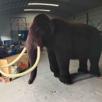 خرید اندازه سفارشی واقعی Animatronic حیوانات مدل ماموت سن بزرگسال online manufacture