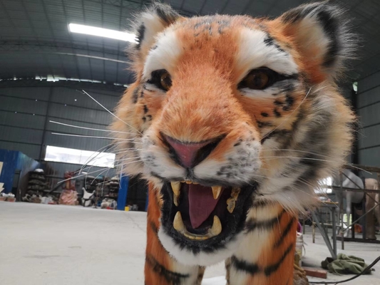 خرید رنگ واقعی Animatronic ببر مدل مقاوم در برابر آب و هوا سن بزرگسال online manufacture