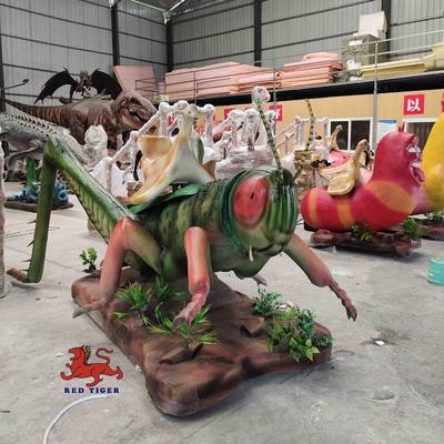 خرید 3 متر حشرات بزرگ Animatronic / Mantis Animatronic برای پارک موضوعی online manufacture