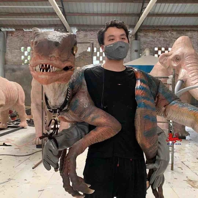 عروسک دست ساز نرم دینو عروسک دستی بزرگسالان Raptor