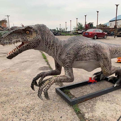 خرید Theme Park Realistic Animatronic Raptor دایناسور با حرکت و سفارشی سازی صدا online manufacture