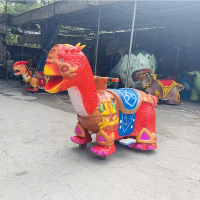 خرید کنترل سکه پیاده روی دایناسور، Animatronic Dino Ride On online manufacture