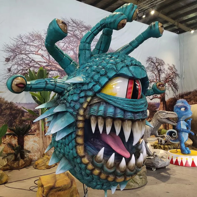 خرید مجسمه دست ساز Animatronic Lifelike Dragons شبیه ساز بیننده با حرکات online manufacture