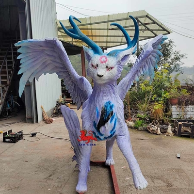 خرید پارک تفریحی مقاومت در برابر آب و هوا Animatronics حیوانات باستانی چینی Baize online manufacture