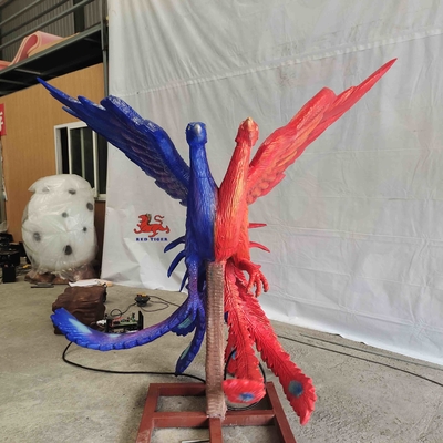 خرید RCC دارای گواهینامه واقعی Animatronic Animals حیوانات باستانی چینی Lovebirds online manufacture