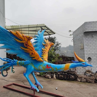 خرید موجودات افسانه ای چینی دست ساز الکترونیکی Animatronics اندازه واقعی Luan Niao online manufacture