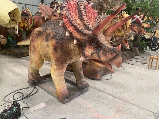 خرید سیستم کنترل مادون قرمز مدل دایناسور Animatronic Triceratops الکتریکی online manufacture