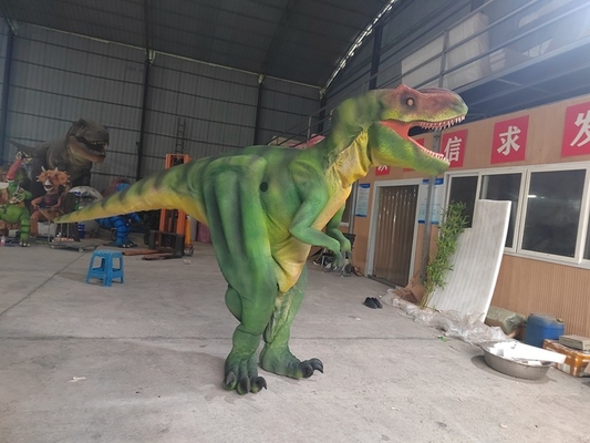خرید لباس دایناسور بزرگسالی دایناسور راهپیمایی لوازم فیلم نشان می دهد T-Rex سبز online manufacture