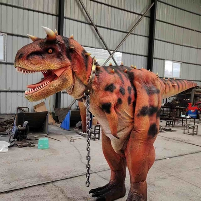 قیمت خوب Carnotaurus Realistic Dinosaur Costume Adult Age Control For Performance آنلاین