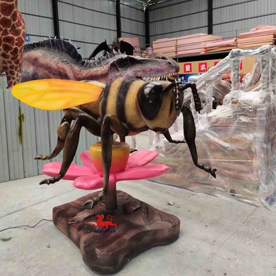 رنگ طبیعی واقعی حیوانات Animatronic اندازه واقعی مدل زنبور