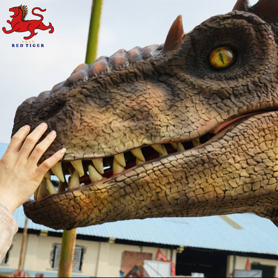 لباس رپتور واقعی Animatronic با تعامل بالا با حرکت / صدا