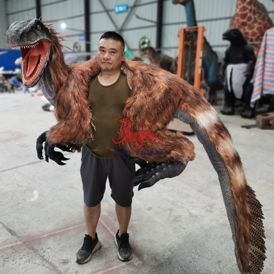 زمین بازی عروسک شانه ای دایناسور کودکان سن عروسک Deinonychus