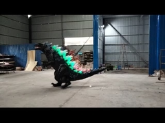 لباس گودزیلا لباس دایناسور واقع گرایانه سن بزرگسالان 110V 220V